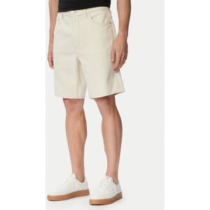 Guess Džínsové šortky M6GDVB D1097 Krémová Relaxed Fit Muži Guess Džínsové šortky M6GDVB D1097 Krémová Relaxed Fit Muži
