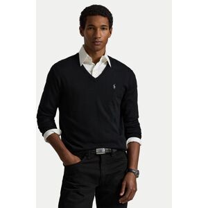 Polo Ralph Lauren Sveter Ls Sf Vn Pp 710670789003 Čierna Regular Fit Muži Polo Ralph Lauren Sveter Ls Sf Vn Pp 710670789003 Čierna Regular Fit Muži