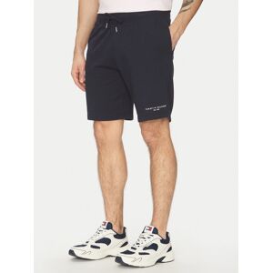Tommy Hilfiger Športové kraťasy Small Logo MW0MW38698 Tmavomodrá Regular Fit Muži Tommy Hilfiger Športové kraťasy Small Logo MW0MW38698 Tmavomodrá Regular Fit Muži