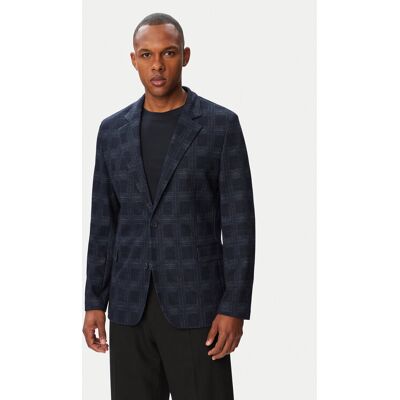 HUGO Sako Anton263X-H 50565382 Tmavomodrá Extra Slim Fit Muži HUGO Sako Anton263X-H 50565382 Tmavomodrá Extra Slim Fit Muži