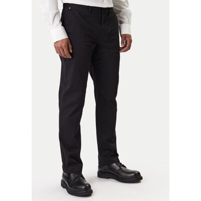 Tommy Hilfiger Chino nohavice Core Denton MW0MW41993 Čierna Regular Fit Muži Tommy Hilfiger Chino nohavice Core Denton MW0MW41993 Čierna Regular Fit Muži