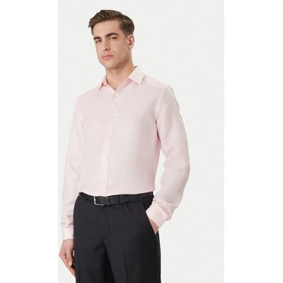 Calvin Klein Košeľa LV019EU121 Ružová Regular Fit Muži Calvin Klein Košeľa LV019EU121 Ružová Regular Fit Muži