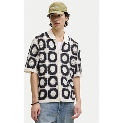 Jack & Jones Košeľa Rorchard 12293276 Béžová Loose Fit Muži Jack & Jones Košeľa Rorchard 12293276 Béžová Loose Fit Muži