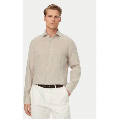 JOOP! Košeľa Pai-W 30102661 Béžová Regular Fit Muži JOOP! Košeľa Pai-W 30102661 Béžová Regular Fit Muži