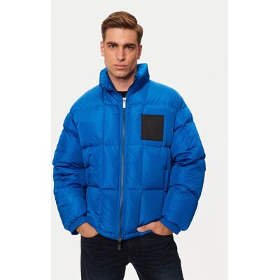 Armani Exchange Vatovaná bunda 6DZB21 ZN4XZ 15DS Modrá Regular Fit Muži Armani Exchange Vatovaná bunda 6DZB21 ZN4XZ 15DS Modrá Regular Fit Muži