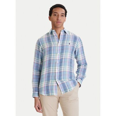 Polo Ralph Lauren Košeľa 710B16705002 Modrá Regular Fit Muži Polo Ralph Lauren Košeľa 710B16705002 Modrá Regular Fit Muži