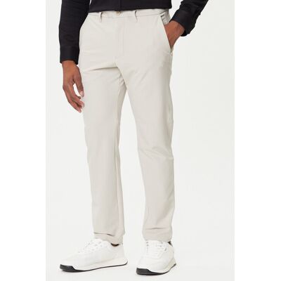BOSS Bavlnené nohavice T_Commuter 50534303 Béžová Slim Fit Muži BOSS Bavlnené nohavice T_Commuter 50534303 Béžová Slim Fit Muži