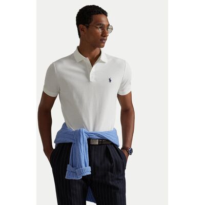 Polo Ralph Lauren Polokošeľa 710941439002 Biela Custom Slim Fit Muži Polo Ralph Lauren Polokošeľa 710941439002 Biela Custom Slim Fit Muži