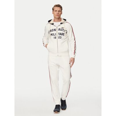Aeronautica Militare Tepláková súprava 261TF0107UF00677 Biela Regular Fit Muži Aeronautica Militare Tepláková súprava 261TF0107UF00677 Biela Regular Fit Muži