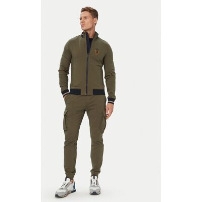 Aeronautica Militare Tepláková súprava 262TF0126UF00662 Kaki Regular Fit Muži Aeronautica Militare Tepláková súprava 262TF0126UF00662 Kaki Regular Fit Muži