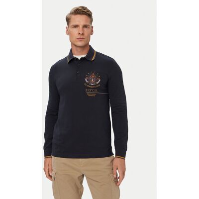 Aeronautica Militare Polokošeľa 262PO1942UP00400 Tmavomodrá Regular Fit Muži Aeronautica Militare Polokošeľa 262PO1942UP00400 Tmavomodrá Regular Fit Muži