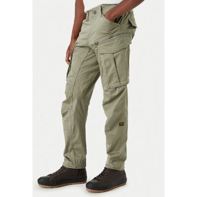 G-Star Raw Bavlnené nohavice Rovic D02190-5126 Zelená Tapered Fit Muži G-Star Raw Bavlnené nohavice Rovic D02190-5126 Zelená Tapered Fit Muži