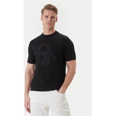 KARL LAGERFELD Tričko 755036 562221 Čierna Loose Fit Muži KARL LAGERFELD Tričko 755036 562221 Čierna Loose Fit Muži