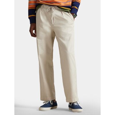 Polo Ralph Lauren Bavlnené nohavice 710P03052505 Béžová Regular Fit Muži Polo Ralph Lauren Bavlnené nohavice 710P03052505 Béžová Regular Fit Muži