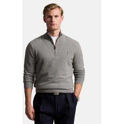Polo Ralph Lauren Sveter 710876756009 Sivá Regular Fit Muži Polo Ralph Lauren Sveter 710876756009 Sivá Regular Fit Muži