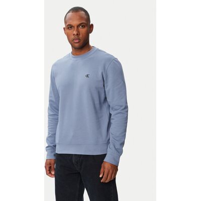 Calvin Klein Jeans Mikina LV04RG275G Modrá Classic Fit Muži Calvin Klein Jeans Mikina LV04RG275G Modrá Classic Fit Muži