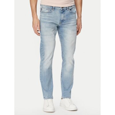 BOSS Džínsy Delaware Bo 50556874 Svetlo modrá Slim Fit Muži BOSS Džínsy Delaware Bo 50556874 Svetlo modrá Slim Fit Muži