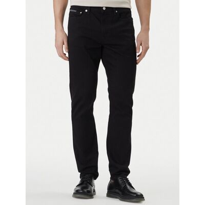 Calvin Klein Jeans Džínsy LV04RF740G Čierna Slim Taper Fit Muži Calvin Klein Jeans Džínsy LV04RF740G Čierna Slim Taper Fit Muži