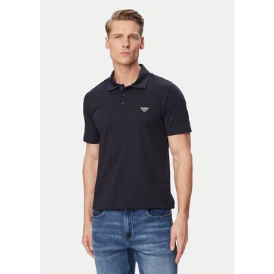 Emporio Armani Polokošeľa EM000571 AF20424 UB102 Tmavomodrá Regular Fit Muži Emporio Armani Polokošeľa EM000571 AF20424 UB102 Tmavomodrá Regular Fit Muži
