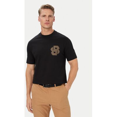 BOSS Tričko C-Tigerman 49 50565606 Čierna Regular Fit Muži BOSS Tričko C-Tigerman 49 50565606 Čierna Regular Fit Muži
