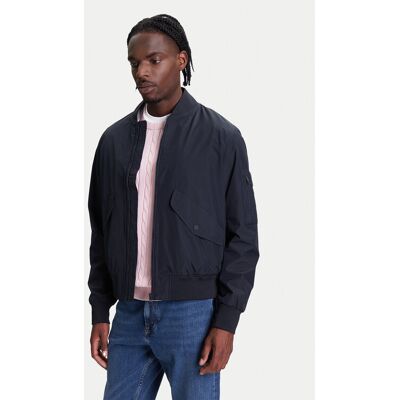 Tommy Hilfiger Bundy bomber MW0MW39629 Tmavomodrá Regular Fit Muži Tommy Hilfiger Bundy bomber MW0MW39629 Tmavomodrá Regular Fit Muži