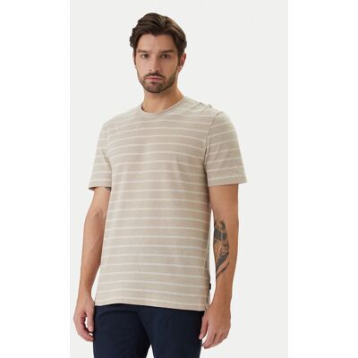 BOSS Tričko H-Taut 235 50559166 Béžová Regular Fit Muži BOSS Tričko H-Taut 235 50559166 Béžová Regular Fit Muži