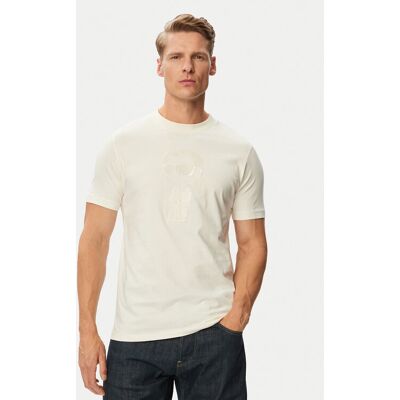 KARL LAGERFELD Tričko 755040 563225 Biela Regular Fit Muži KARL LAGERFELD Tričko 755040 563225 Biela Regular Fit Muži