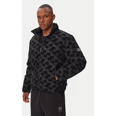 EA7 Emporio Armani Zimné bundy 7M002566 AF26406 U8085 Sivá Regular Fit Muži EA7 Emporio Armani Zimné bundy 7M002566 AF26406 U8085 Sivá Regular Fit Muži