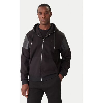 KARL LAGERFELD Mikina 705037 554902 Čierna Regular Fit Muži KARL LAGERFELD Mikina 705037 554902 Čierna Regular Fit Muži