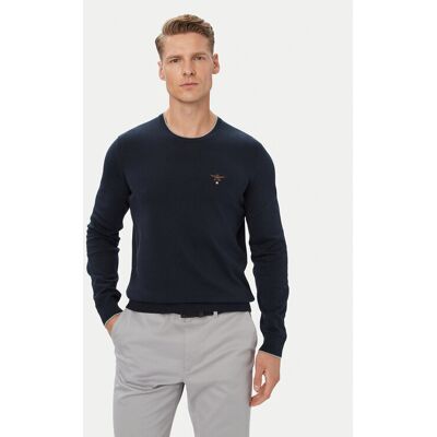 Aeronautica Militare Sveter 262MA1631UL00506 Tmavomodrá Regular Fit Muži Aeronautica Militare Sveter 262MA1631UL00506 Tmavomodrá Regular Fit Muži