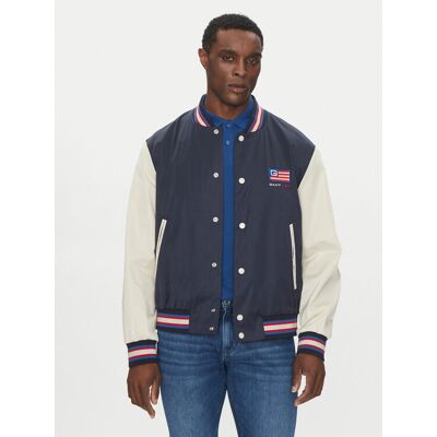 Gant Bundy bomber Varsity 7006519 Tmavomodrá Regular Fit Muži Gant Bundy bomber Varsity 7006519 Tmavomodrá Regular Fit Muži