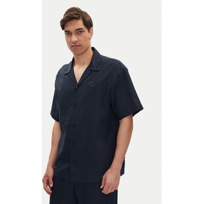 Emporio Armani Košeľa EM000593 AF12356 UB102 Tmavomodrá Regular Fit Muži Emporio Armani Košeľa EM000593 AF12356 UB102 Tmavomodrá Regular Fit Muži