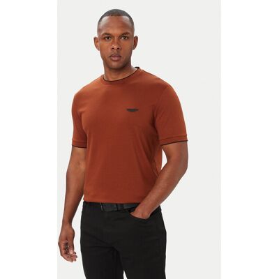 BOSS Tričko C-Thompson 50575011 Hnedá Regular Fit Muži BOSS Tričko C-Thompson 50575011 Hnedá Regular Fit Muži