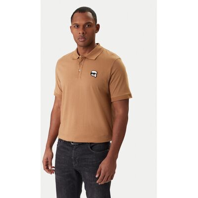 KARL LAGERFELD Polokošeľa 745710 561224 Béžová Regular Fit Muži KARL LAGERFELD Polokošeľa 745710 561224 Béžová Regular Fit Muži
