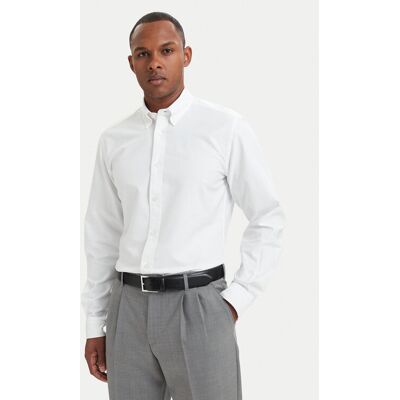 BOSS Košeľa H-Liam 50566988 Biela Regular Fit Muži BOSS Košeľa H-Liam 50566988 Biela Regular Fit Muži