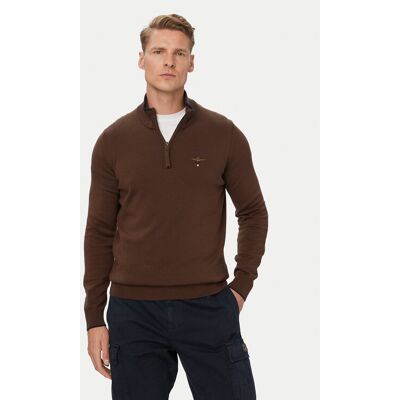 Aeronautica Militare Sveter 262MA1670UL00506 Hnedá Regular Fit Muži Aeronautica Militare Sveter 262MA1670UL00506 Hnedá Regular Fit Muži