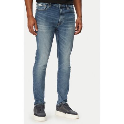 Calvin Klein Jeans Džínsy LV04RG793G Modrá Skinny Fit Muži Calvin Klein Jeans Džínsy LV04RG793G Modrá Skinny Fit Muži