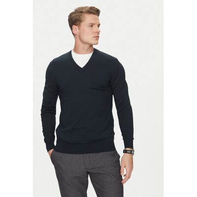 Marciano Guess Sveter 5GHR03 5861Z Tmavomodrá Regular Fit Muži Marciano Guess Sveter 5GHR03 5861Z Tmavomodrá Regular Fit Muži