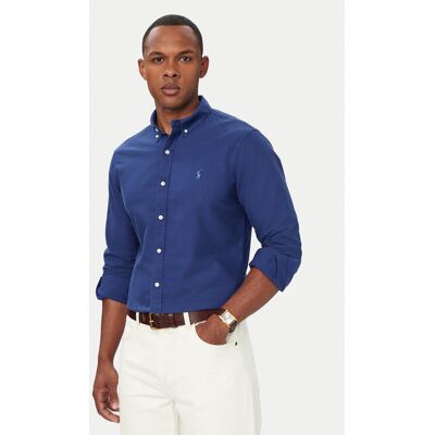 Polo Ralph Lauren Košeľa 710804257507 Modrá Regular Fit Muži Polo Ralph Lauren Košeľa 710804257507 Modrá Regular Fit Muži
