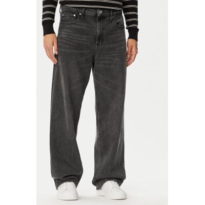 Tommy Jeans Džínsy Jamie DM0DM233641 Tmavosivá Relaxed Fit Muži Tommy Jeans Džínsy Jamie DM0DM233641 Tmavosivá Relaxed Fit Muži