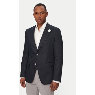 BOSS Sako Hutson Peak 262 50561857 Tmavomodrá Slim Fit Muži BOSS Sako Hutson Peak 262 50561857 Tmavomodrá Slim Fit Muži