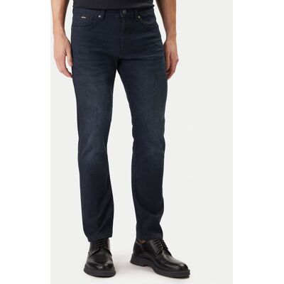 BOSS Džínsy P-Delaware 50555207 Tmavomodrá Regular Fit Muži BOSS Džínsy P-Delaware 50555207 Tmavomodrá Regular Fit Muži