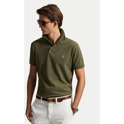 Polo Ralph Lauren Polokošeľa 710782592014 Tmavo zelená Regular Fit Muži Polo Ralph Lauren Polokošeľa 710782592014 Tmavo zelená Regular Fit Muži