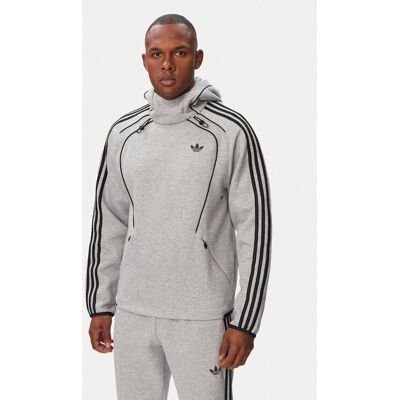 adidas Mikina Spacer Teamgeist 26 Cutline Hoodie KR9653 Sivá Regular Fit Muži adidas Mikina Spacer Teamgeist 26 Cutline Hoodie KR9653 Sivá Regular Fit Muži