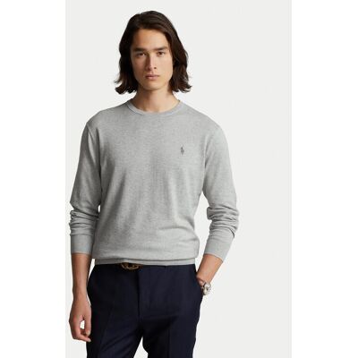 Polo Ralph Lauren Sveter 710684957003 Sivá Slim Fit Muži Polo Ralph Lauren Sveter 710684957003 Sivá Slim Fit Muži