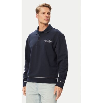 Calvin Klein Jeans Polokošeľa LV04RG202G Tmavomodrá Regular Fit Muži Calvin Klein Jeans Polokošeľa LV04RG202G Tmavomodrá Regular Fit Muži