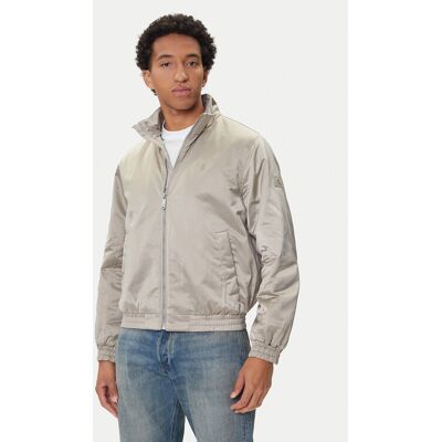 Calvin Klein Jeans Bundy bomber Harrington LV04RC516G Béžová Regular Fit Muži Calvin Klein Jeans Bundy bomber Harrington LV04RC516G Béžová Regular Fit Muži