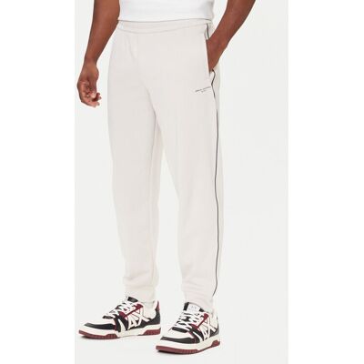 Armani Exchange Teplákové nohavice XM001358 AF16278 U1013 Écru Regular Fit Muži Armani Exchange Teplákové nohavice XM001358 AF16278 U1013 Écru Regular Fit Muži