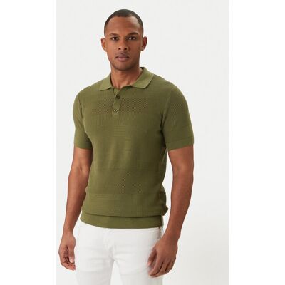 KARL LAGERFELD Polokošeľa 655009 562301 Zelená Regular Fit Muži KARL LAGERFELD Polokošeľa 655009 562301 Zelená Regular Fit Muži