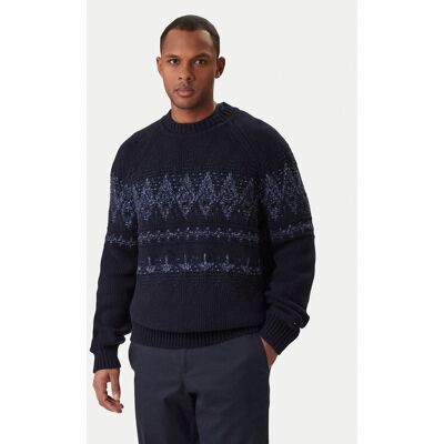 BOSS Sveter Karombo 50548686 Tmavomodrá Regular Fit Muži BOSS Sveter Karombo 50548686 Tmavomodrá Regular Fit Muži